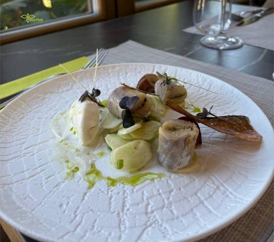 Hevesi pisztráng rolád